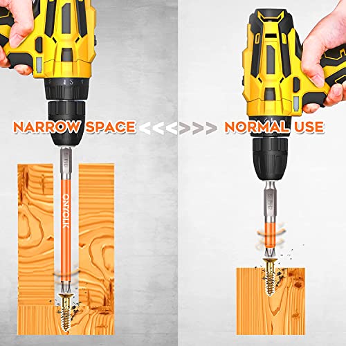 Onyolk 10-Piece Phillips Magnetic Screwdriver Bit Set, S2 Alloy Steel Anti-Slip Long Drill Bits thumb #5