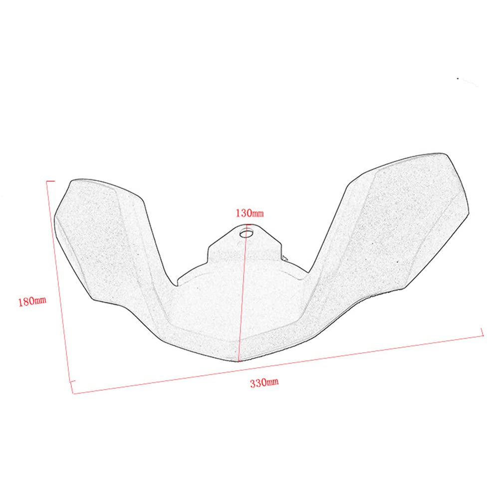Extension de garde-boue avant de moto compatible pour BMW R1250GS R1200GS LC ADV R 1250 GS Adventure LC 2017-2022, aile de carénage avant aérodynamique pour garde-boue