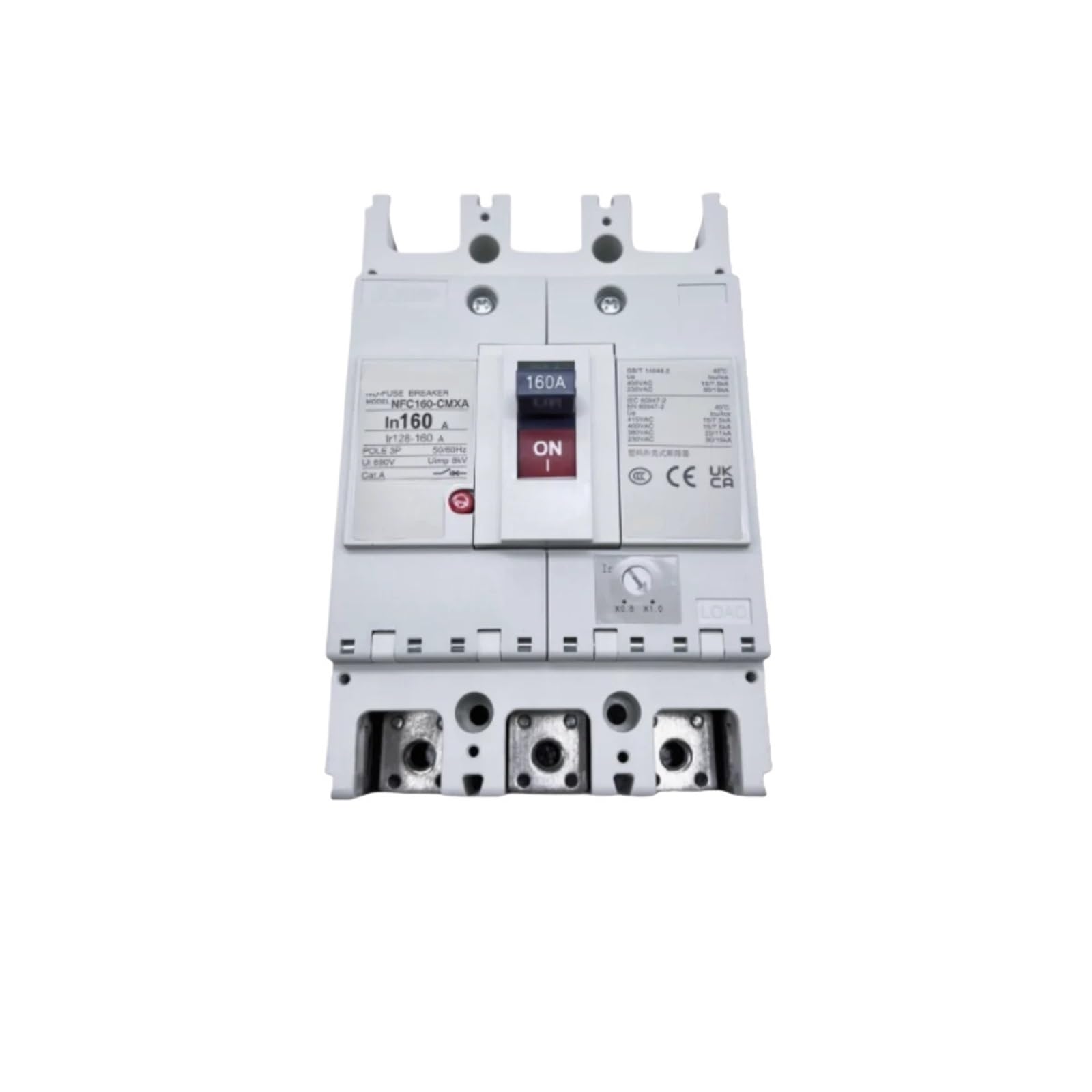 UWXGICV 1PCS NFC160-CMXA 3P 125A 140A 150A 160A Circuit Breaker(NFC160-CMXA 3P 160A)