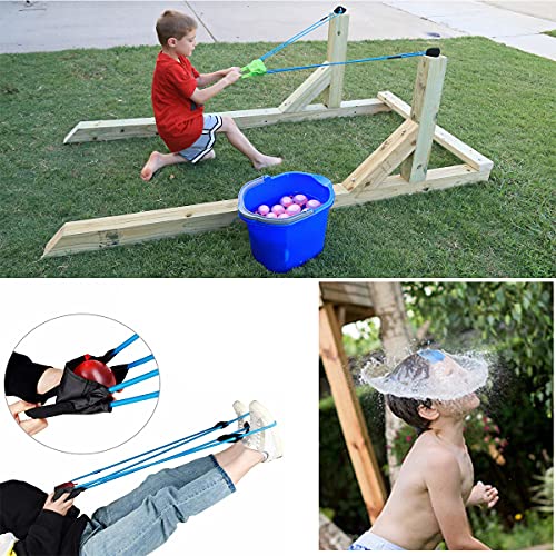 Image of Waters Balloon Launcher-Beast 400-yard Waters Balloon Slingshot /Cannon /Launcher (Black)-1 Waters Balloons Quick Fill self Sealing - 500 Waters Balloons
