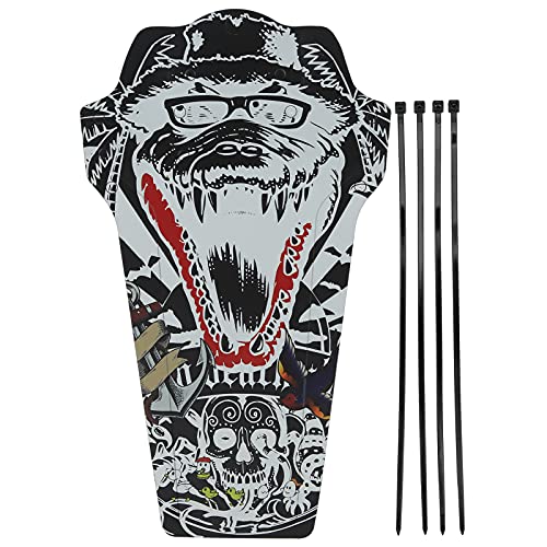 YIZISECCE マウンテンバイクフェンダー、ウェイク ロードバイク用、前後タイヤホイールマッドガード、ユニバーサルフィット、耐久性のあるスプラッシュプロテクション、軽量設計、簡単な取り付け (F11モデル)