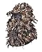 North Mountain Gear Wicked Woods Camouflage Full Cover Leafy Hat with Adjustable Closure (Brown)