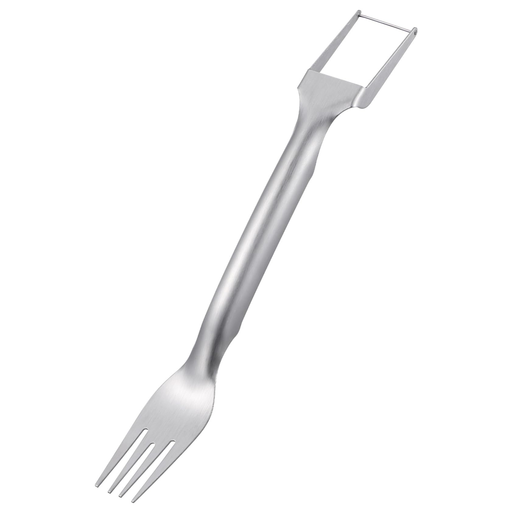 Garneck Watermelon Slicer Fork Fruit Fork Melon Cutting Tool Stainless Steel Easy to Use