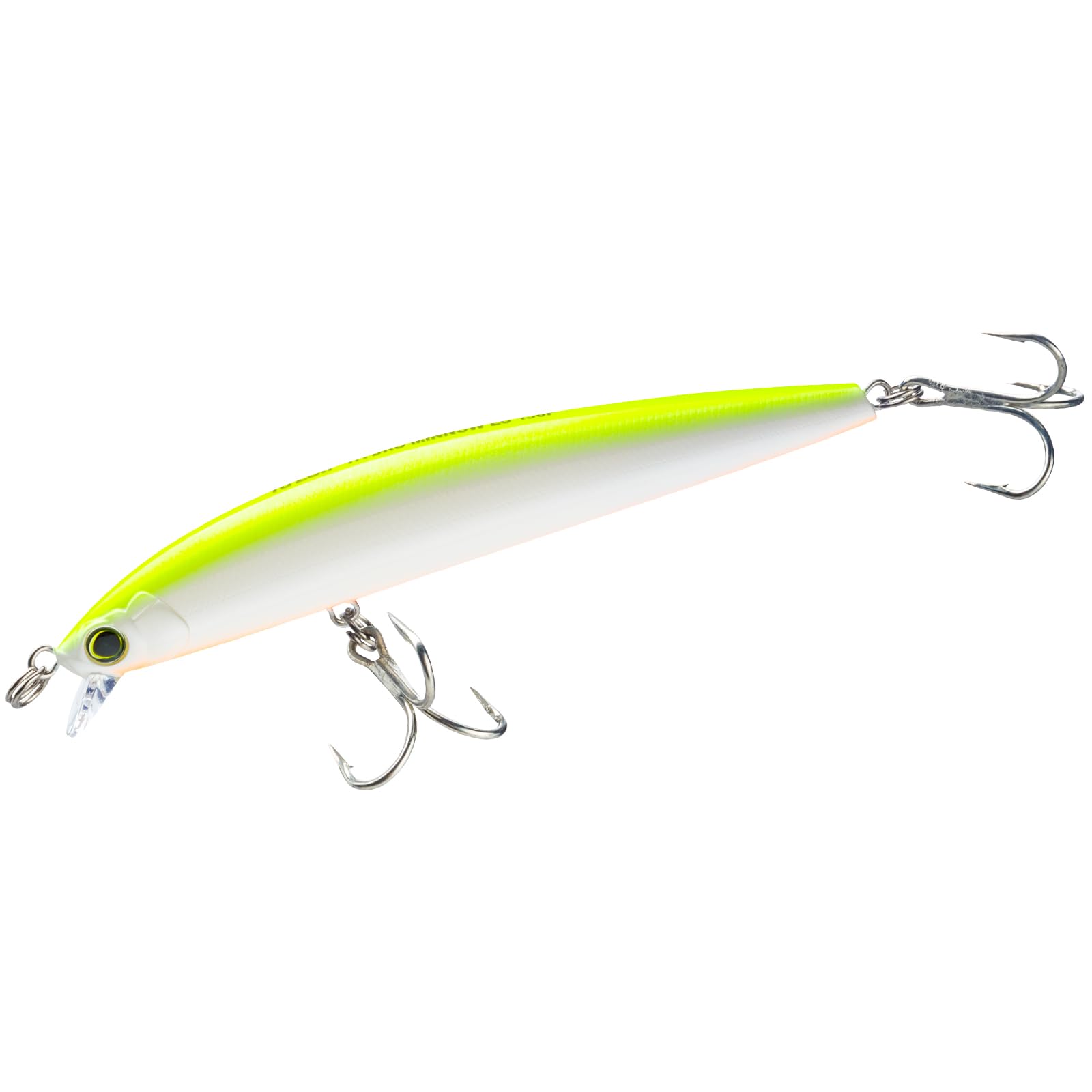 Yo-Zuri Hydro Minnow LC Floating Lure, 6", Pearl Chartreuse