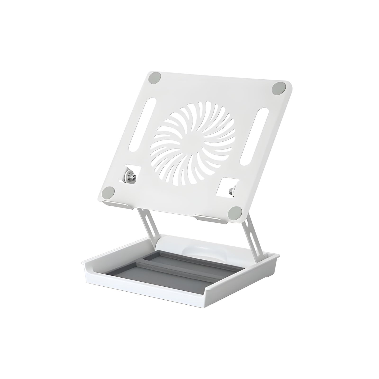 Supporto per computer con altezza regolabile e raffreddamento integrato per installazione professionale Uffici Laptop Cooling Stand