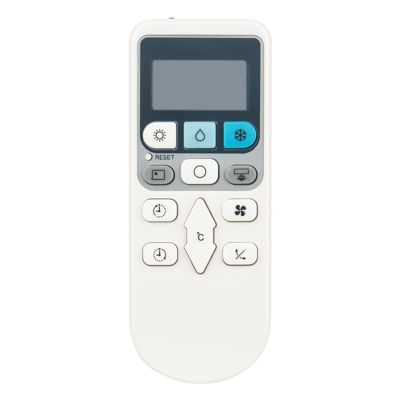 WINFLIKE Telecomando di ricambio universale per condizionatore d'aria RAR-3N4, compatibile con Hitachi PAS-S18CAK PAS-X18CBK RAR-2SP1 RAR-2P1