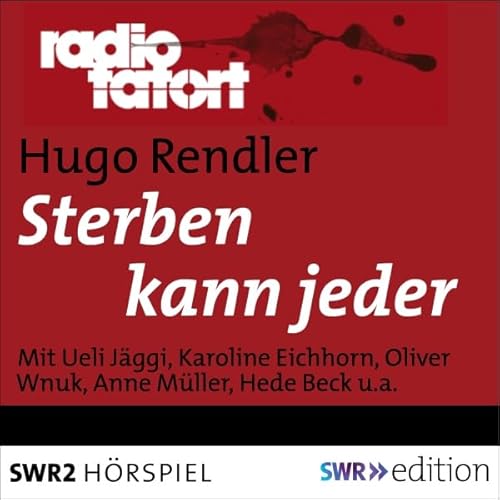 Couverture de Sterben kann jeder