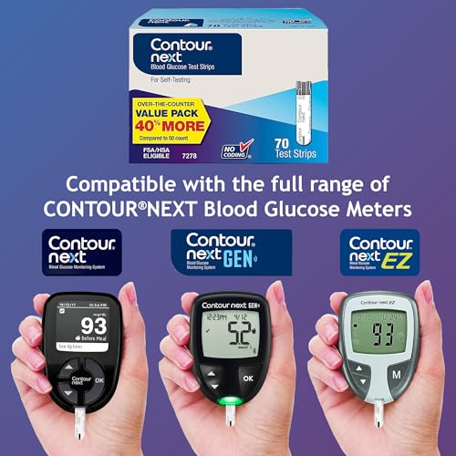 Ascensia Contour Next Blood Glucose Test Strips for Diabetes – 70 Count (1 Pack) - Accurate, No Coding, Second-Chance Sampling, Compatible with All Contour Next Meters for Easy Blood Sugar Testing - Image 3
