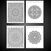 Intricate Patterns Adult Coloring Book - Zen Mandalas Series - Volume II