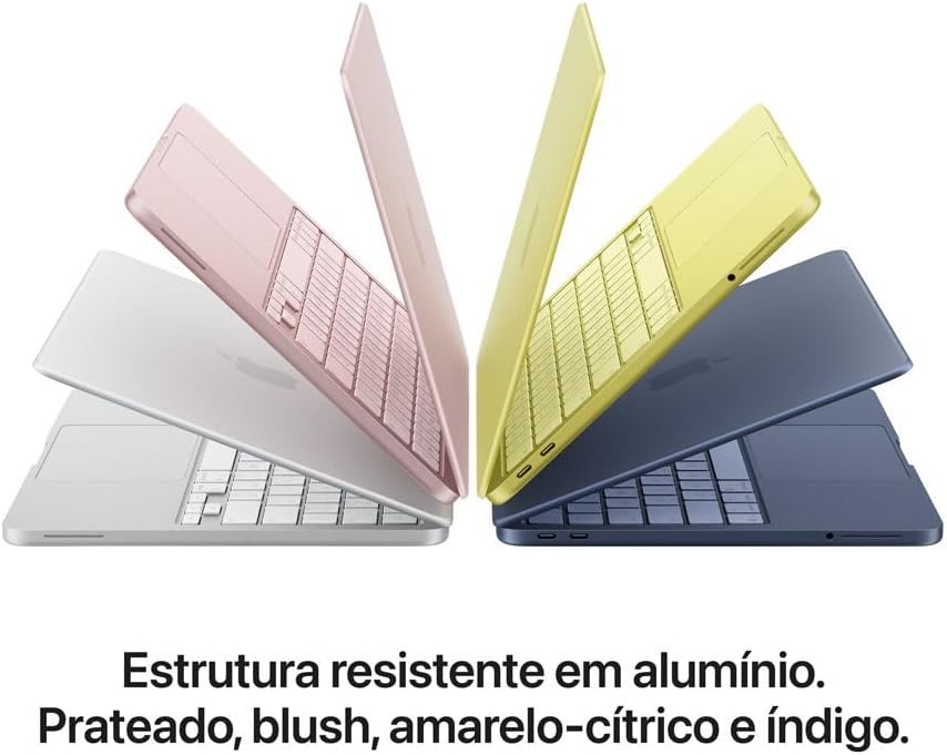 Imagem lateral com fundo branco, permitindo que os laptops se destaquem.