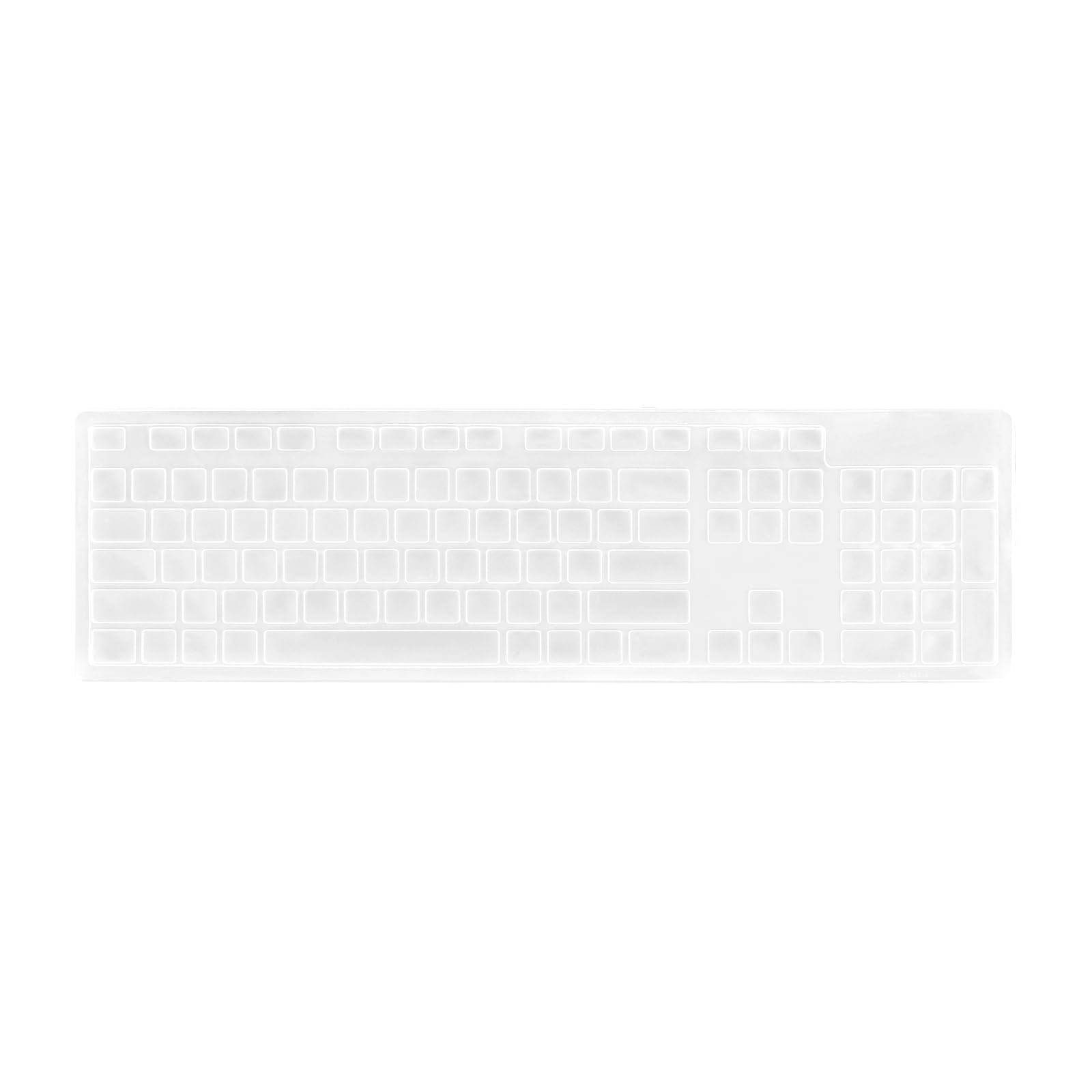 POPETPOP キーボードカバー デル kb216 km636 wk636 対応カバー Inspiron OptiPlex 一体型pcキーボード対応カバー 英語配列US キーボードカバー 防水 透明 超薄型 精確フィット 清潔 再利用可能