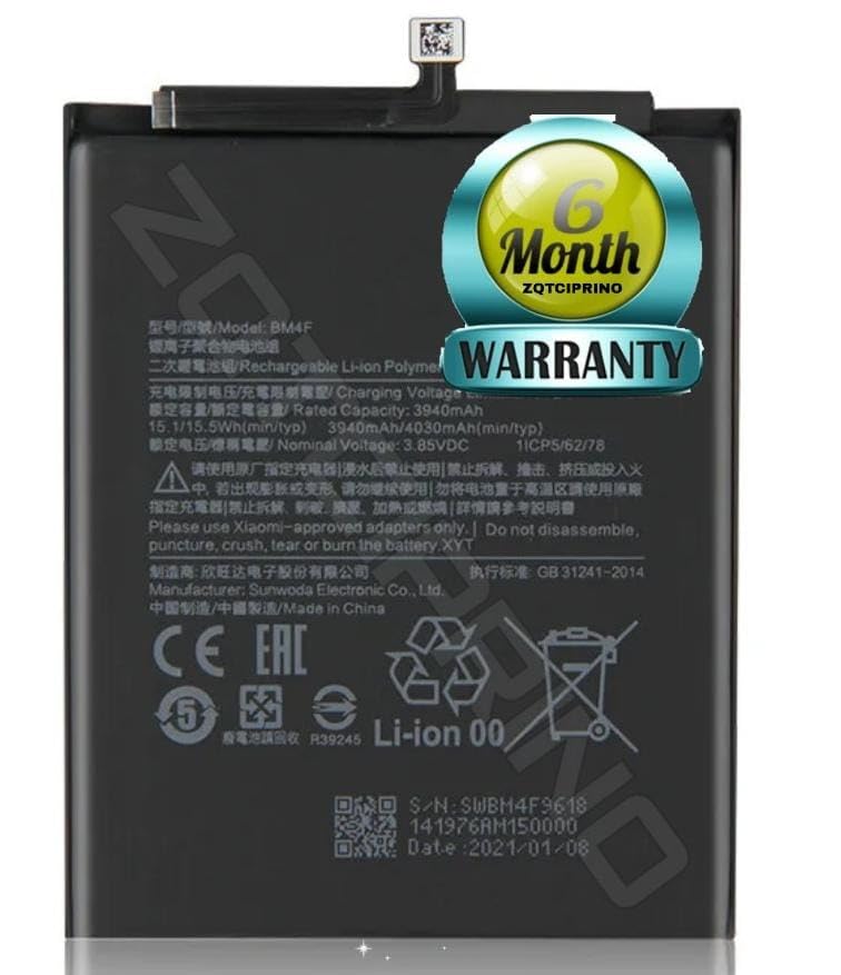 Image of Original BM4F Battery for Xiaomi A3 M1904F3BG, M1906F9SH, M1906F9SI Battery with 6 Month warrenty**** (CC204)