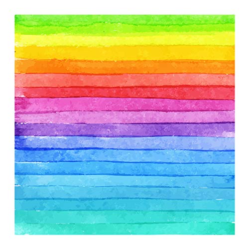 Bgraamiens Puzzle-Mille Crepe Cake-1000 Pieces Rainbow Color Puzzle Color Challenge Jigsaw Puzzles for Adults and Kids