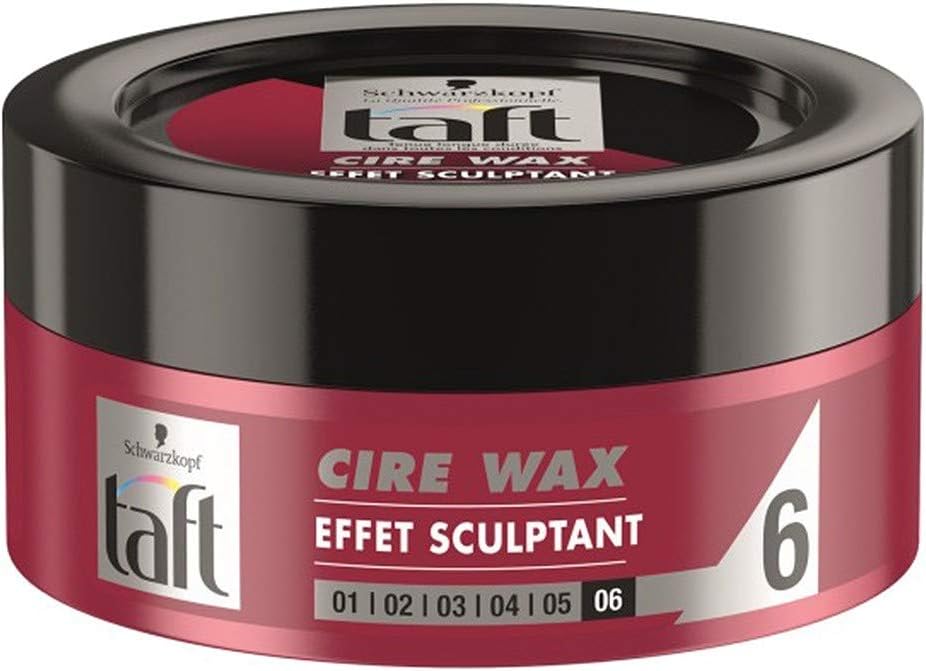 Lot De 2 Pots Cire Cheveux Schwarzkopf Taft Effet Mat - Pour Hommes, Neuf