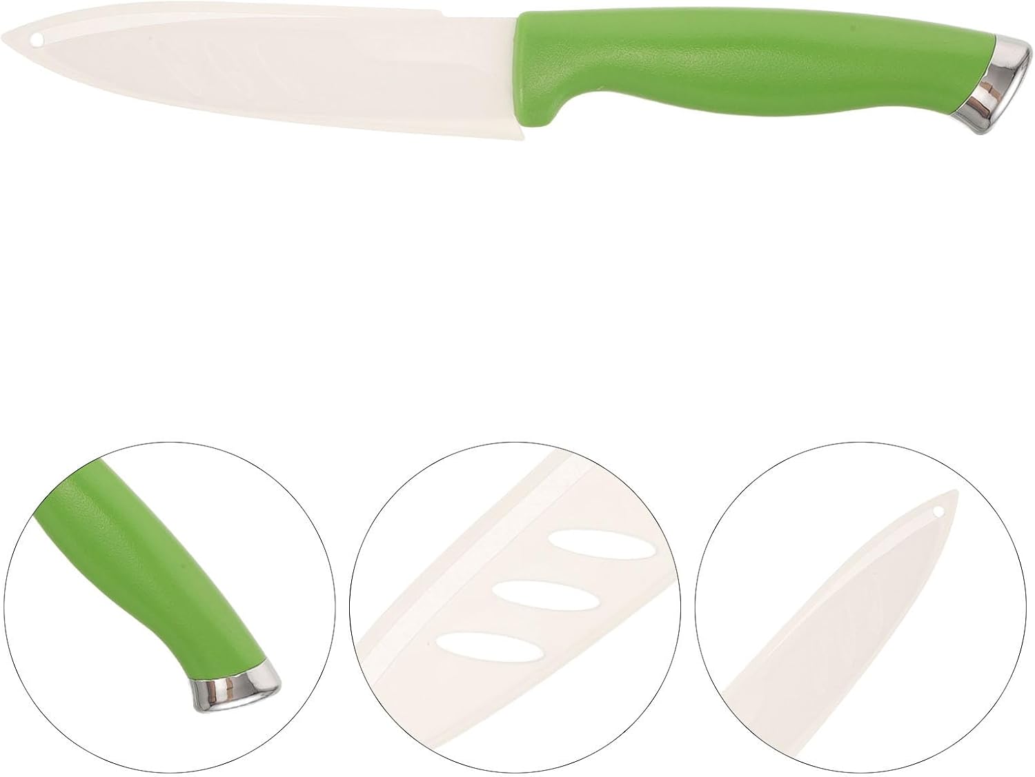 STOBAZA Ceramic Handle with Ergonomic and Knife Slicing Fruit Vegetable