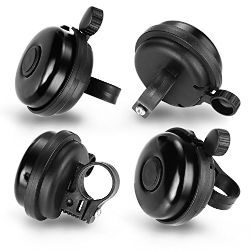 Classic Bike Bell, Aluminum Bicycle Bell, Loud Black-Right Hand Use-1 pack - Picture 6 of 253