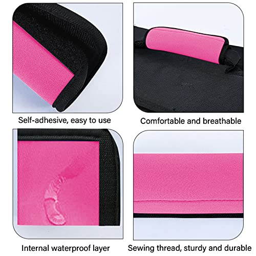 2 Pack Luggage Handle Wraps For Suitcase, Bright Color Comfort Soft Handle Covers (Pink) #TOP3