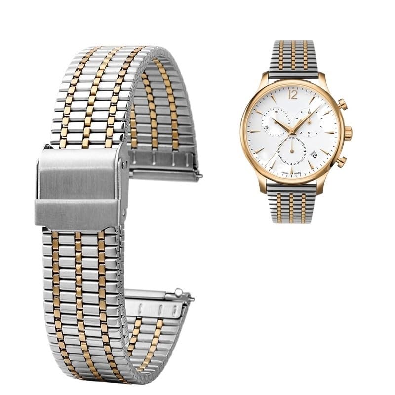 Bracelet montre acier CXYWBD homme maillons métalliques durables