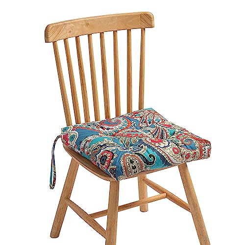 Makimoo 2-Pack Outdoor/Indoor Wicker Patio Seat Cushion Pad With Ties thumb #8