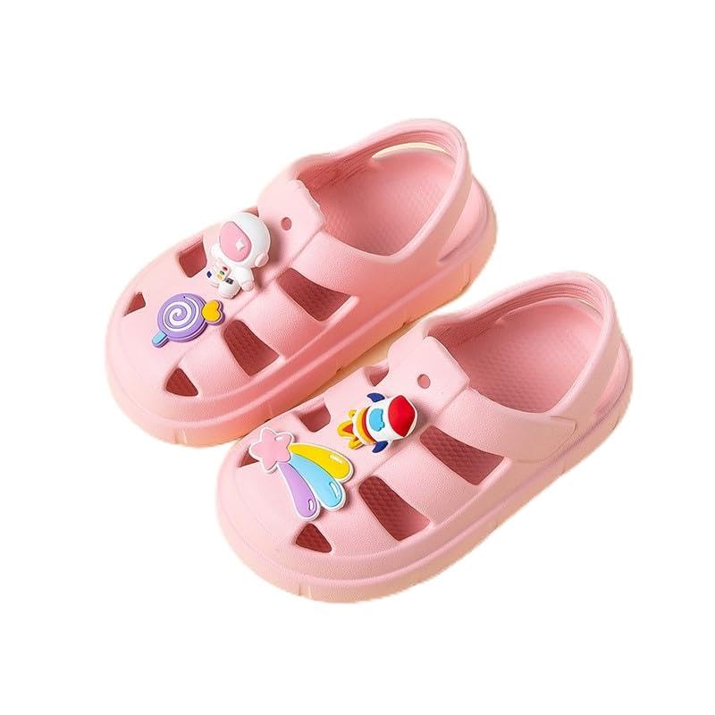 Generic Toddler Kids Mules Boys Girls Cute Garden Water Clogs Sandals Slip On Shoes Slipper Slides Lightweight Outdoor Summer Children Beach Pool Shoes for Baby Little Kids48 Multi