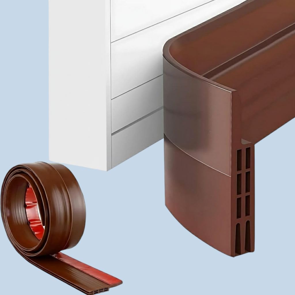 Bottom Door Seal Strip Draft Stopper Noise Proof Energy Saver | Soundproof Door Seal Weatherstrip Bug Blocking Draft Stopper-image-19
