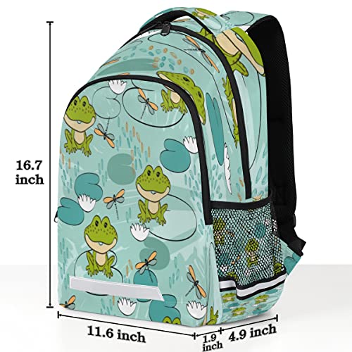 Sac à dos d'été grenouille libellule confortable pour enfants avec sangle anti-glisse - 2