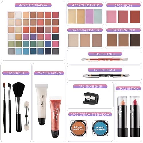 Hot-Sugar-Teen-Makeup-Kit-for-Girls-13-15-Kids-Makeup-Kit-Makeup-Gift-Set-for-Birthday-Parties-Makeovers-Christmas-PURPLE