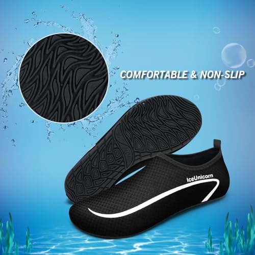 Image of IceUnicorn Water Shoes Men Women Beach Swim Aqua Barefoot Socks Pool Quick Dry Yoga