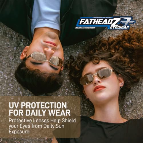 Image of FATHEADZ Oversized Polarized Sunglasses Men & Women - UV Protection RX Ready Wide Fit Eyewear for Outdoor Use - RX Ready
