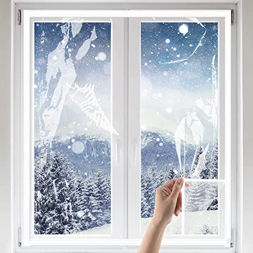 Film isolant pour fenêtres pour isoler le salon du froid en hiver