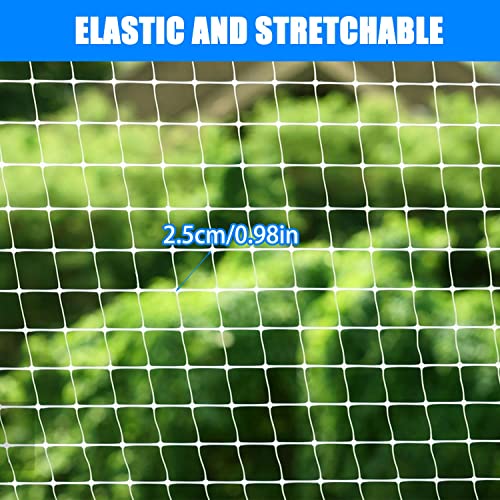 Bird protection net, 3 x 10 m aviary net, pigeon net, pond net, bird net, chicken net, poultry net, square mesh size 2.5 cm - Image 4