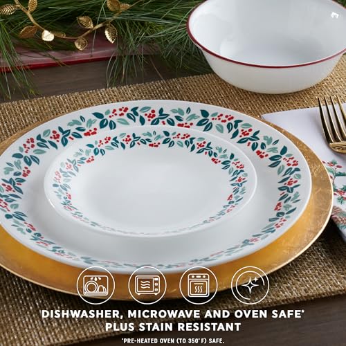 Service de Noël 18 pièces Corelle Vitrelle pour 6 personnes