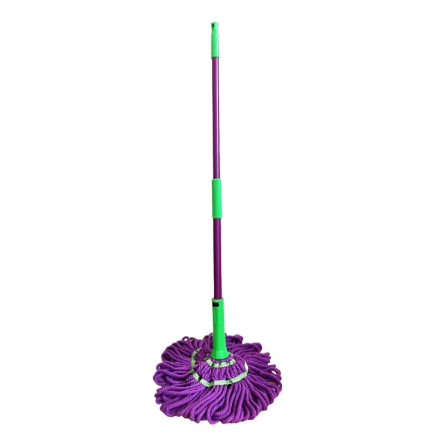 Wischmop Selbstauswringender Mopp Mit Verlängertem Griff, Selbstdrehender Rotationsmopp, Freihändiger Wasch- Und Quetschmopp Für Den Boden Wischer Boden(Iron Rod)