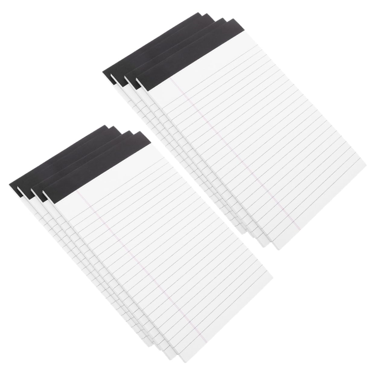 A5 Notizblock Abreißbar für Juristische Zwecke Liniert Tragbar Papier 8 Stück Schlichtes Design Notizblock A5 Abreißbar
