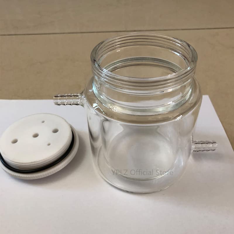 Controllable Temperature Double-Layer Water Bath Sealed electrolytic Cell Reactor Reactor electrolytic Reaction Device electrolytic Cell (250ml)