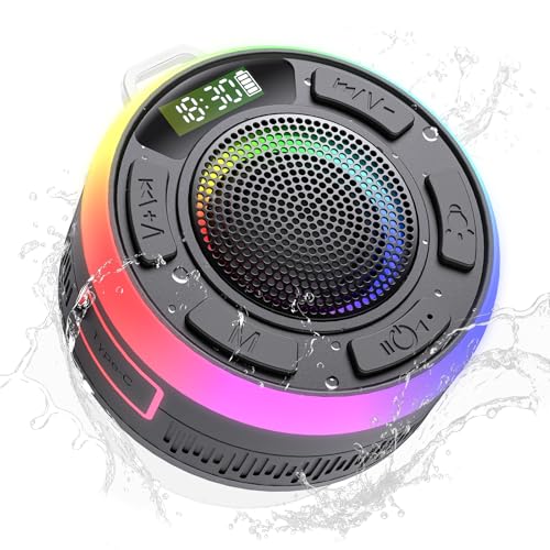 Tecnologia Bluetooth 5.3 e Durata della Batteria Lunga: L' cassa bluetooth portatile può continuare a suonare, ottenere oltre 8 ore di brani continui o circa 200 brani con una singola ricarica, è piccolo e compatto, dotato di chip Bluetooth 5.3 superiore, facile da usare. Che tu stia arrampicando all'aperto, giocando sulla spiaggia o accampandoti lontano dalla città, avrai un eccellente supporto del segnale!