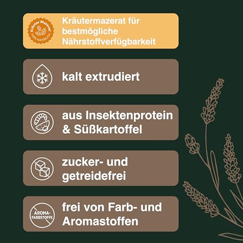 NaturDrops Z-Control Hundesnacks mit Funktion 125 Stück, fermentierte Kräuter, Schutzkomplex aus Kokosöl, Zistrose, Schwarzkümmelöl, Lavendel zur Zeckenabwehr, 100% natürlich - 250 g