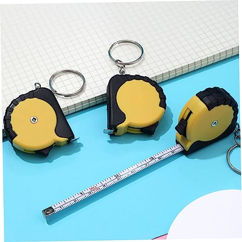 Cinta Métrica Retráctil Amarilla para Llavero 10 pcs miniatura 3