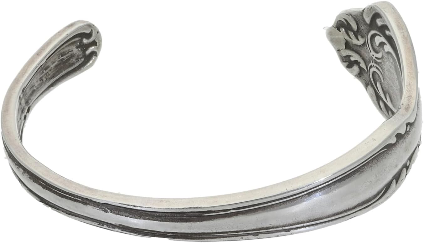 カレンシルバー フェザーデザイン バングル ブレスレット カレン