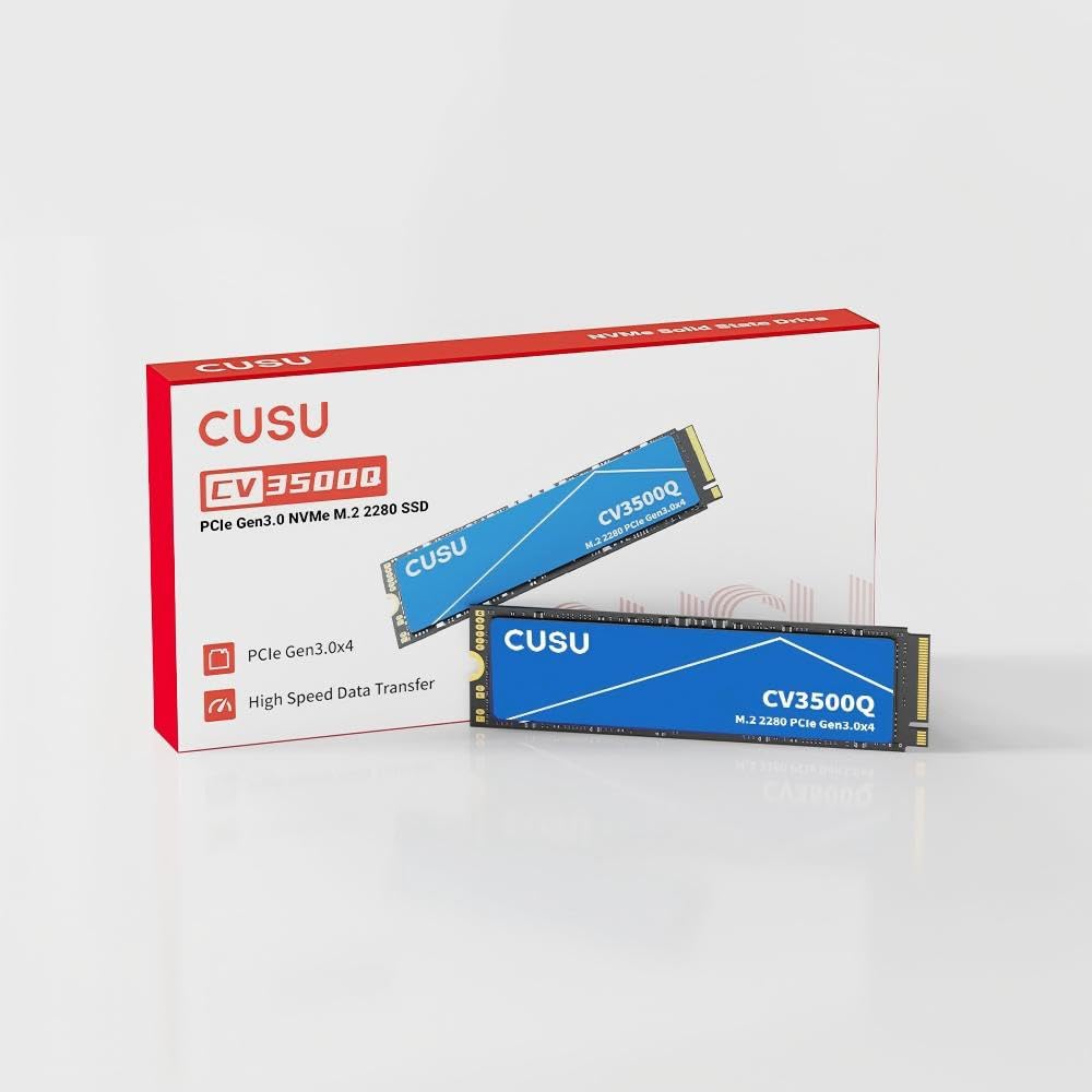 CUSU CV3500Q 1TB NVMe SSD M.2 2280新品 TWSC CUSU CV3500Q 1TB NVMe Gen3 2280 M.2 SSD CV3500 1TB HD5189