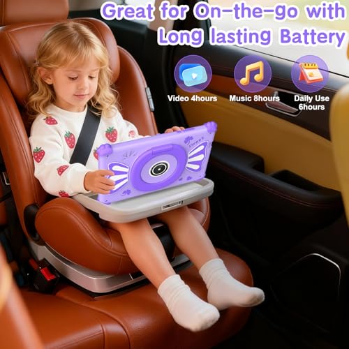 Image of ascrecem Kids Tablet KIDS710 (Purple)