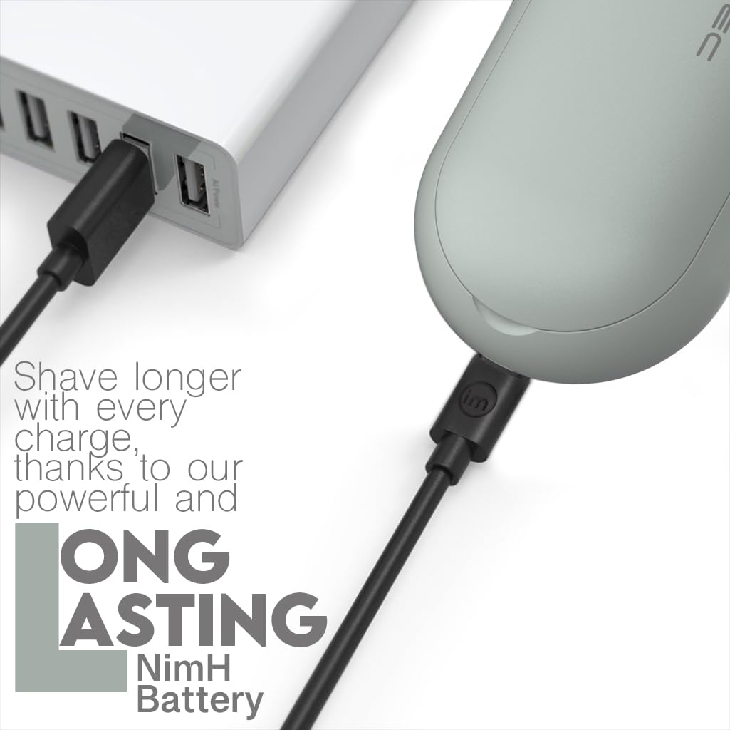 Rechargeable Fabric Shaver, Magictec Lint Remover Sweater Defuzzer Lints Fuzzs Pills Pilling Trimmer for Clothes and Furniture -Battery Operated, Green