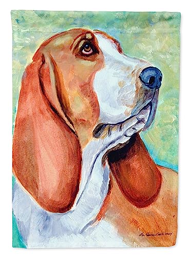 Drapeau Basset Hound de jardin résistant décoloration petit format imprimé - 2