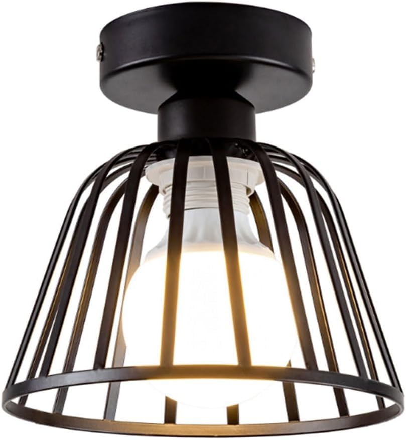 Cage métallique pour plafonnier E27 résolvant le manque de lumière