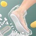 JUDEE Elastic Shock Absorbing Height Increasing Sports Shoe Insoles for Men and Women Cuttable Soft Breathable Honeycomb Orthotic Replacement Inserts Insoles, Relieve Foot Pain (39-40) gallery image