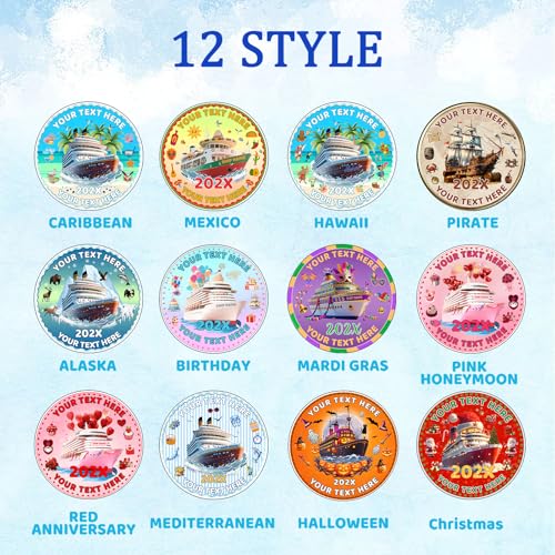 Imán decorativo personalizado para puertas de crucero miniatura 2