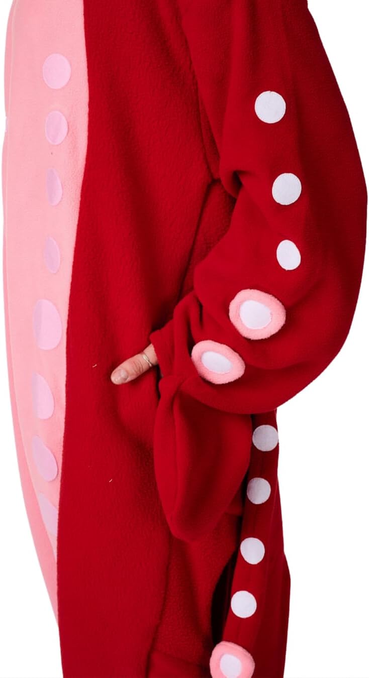 Octopus Kigurumi Unisex Animal Cosplay Adult Onesie Costume