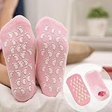 Ultra Soft Moisturizing Silicone Gel Socks, For Dry Cracked Foot And Ankle Treatment, Skin Care And Foot Beauty Suitable For Spa (Health Gel Socks) Multicolor