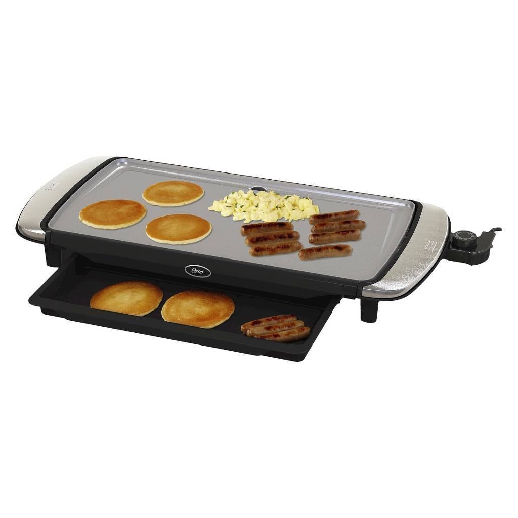 Oster Duraceramic 10 X 20 Electric Griddle W Warming Tray