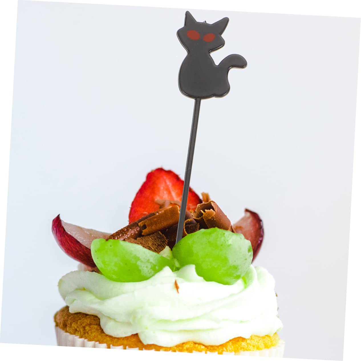 Ciieeo 150 Stk Halloween-plugin Partykucheneinsätze Kuchendekorationen Kuchen Picks Halloween-party-kucheneinsätze Halloween-party-kuchen-picks Dessert-sticks Kuchen Requisiten Plastik